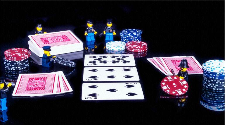 Poker Players Bluffing
